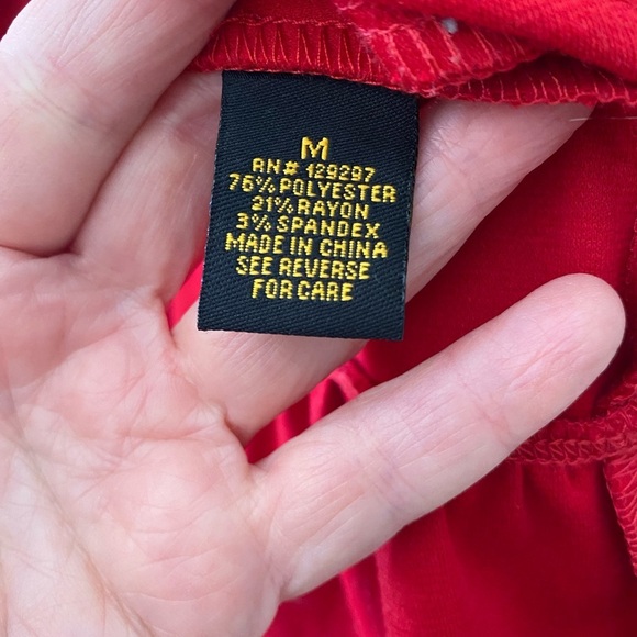 Serena Williams Red Jacket with Shawl Collar M - Picture 5 of 8